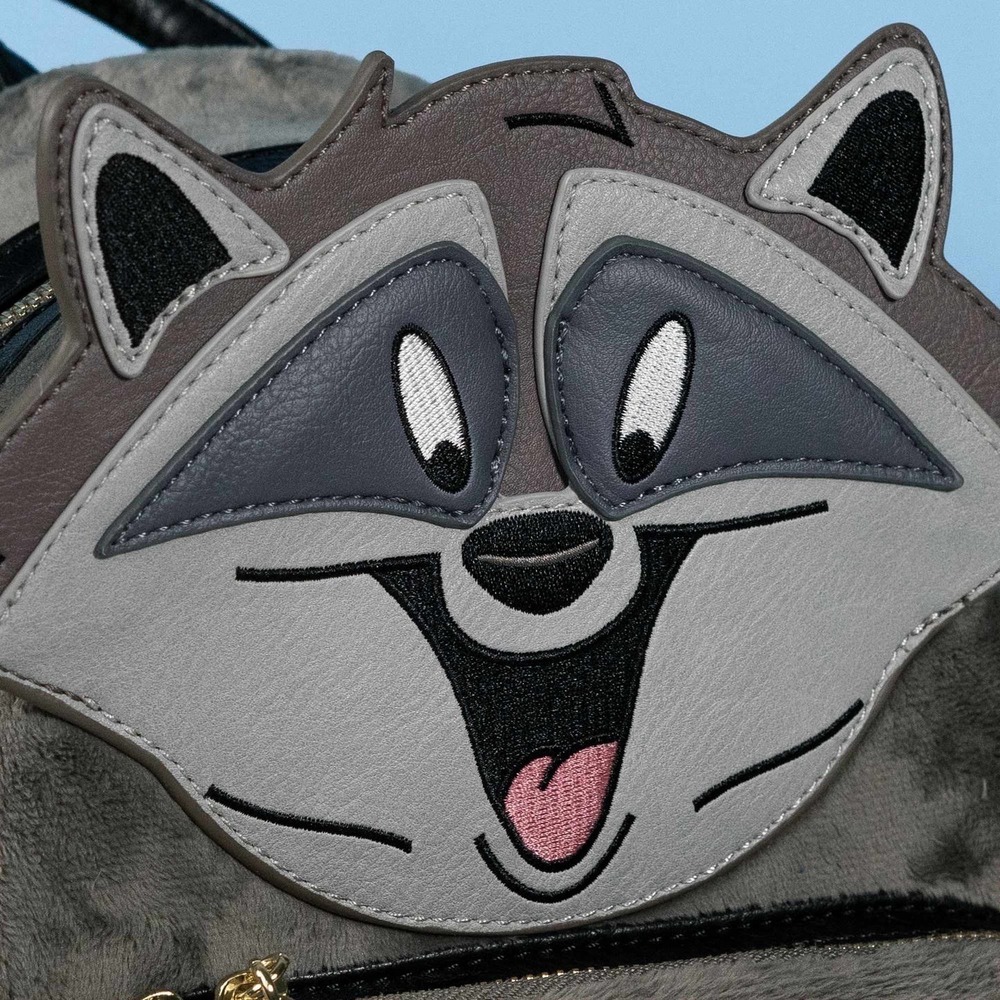 NWT Loungefly Disney Pocahontas Meeks Raccoon Cosplay Backpack - Picture 2 of 10